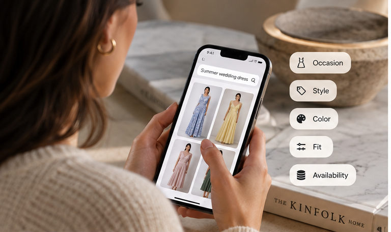 KI-gestützte Produktsuche im Mode-Ecommerce mit personalisierten Produktvorschlägen auf Basis der Käuferabsicht